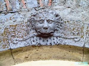 Stone crest attached to Pallazzo Frascella San Fele
